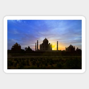 Taj Sunset. Sticker